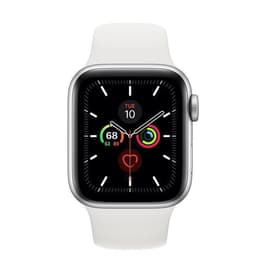 Apple Watch (Series 5) 2019 GPS 44 - Aluminium Silver - Sport band White