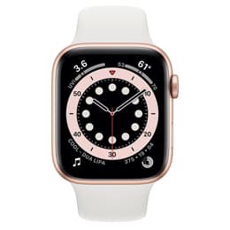 Apple Watch Series 5 (2019) GPS 44 mm - Aluminium Gold - Sport band White