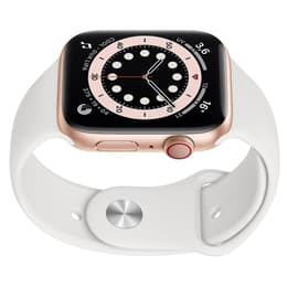 Apple Watch Series 5 (2019) GPS 44 mm - Aluminium Gold - Sport band White