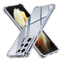 Case Galaxy S21 Ultra 5G and 2 protective screens - TPU - Transparent