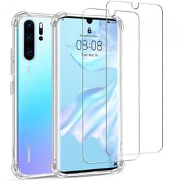 Case Huawei P30 Pro/P30 Pro New Edition and 2 protective screens - TPU - Transparent