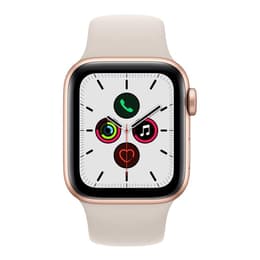 Apple Watch Series SE 1 (2020) GPS + Cellular 40 mm - Aluminium Gold - Sport band Starlight