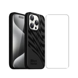Back Market Case iPhone 15 Pro and protective screen - Recycled plastic - Black