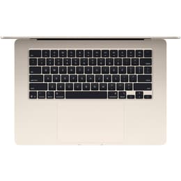MacBook Air 15-inch (2025) - Apple M4 10-core and 10-core GPU - 16GB RAM - SSD 512GB - Standard display - QWERTY - English