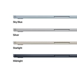 MacBook Air 15-inch (2025) - Apple M4 10-core and 10-core GPU - 16GB RAM - SSD 512GB - Standard display - QWERTY - English