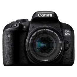 Reflex EOS 80D - Black + Canon AF 18-55mm f/4-5.6 IS STM f/4-5.6