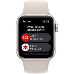 Apple Watch Series SE 2 (2022) GPS 44 mm - Aluminium Silver - Sport band Starlight