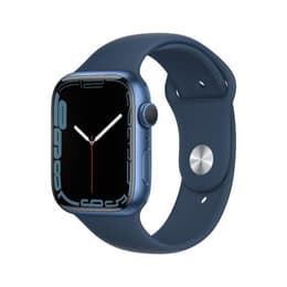 Apple Watch (Series 7) 2022 GPS 41 - Aluminium - Sport band Blue
