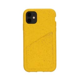 Case iPhone 11 - Natural material - Yellow
