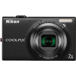 Nikon CoolPix S6100 Compact 16 - Black