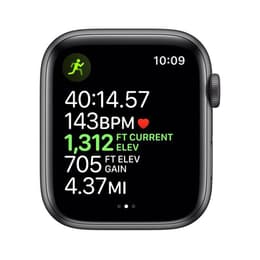 Apple Watch (Series 5) 2019 GPS + Cellular 40 - Aluminium Space Gray - Sport band Black