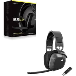 Corsair HS80 Max noise-Cancelling gaming wired + wireless Headphones with microphone - Black