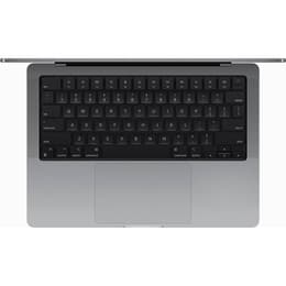MacBook Pro With sticker marks 14-inch (2023) - Apple M3 8-core and 10-core GPU - 16GB RAM - SSD 512GB - Standard display - QWERTY - English