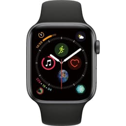 Apple Watch Series 4 (2018) GPS + Cellular 44 mm - Aluminium Space Gray - Sport band Black