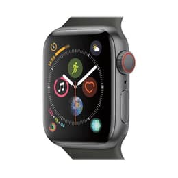 Apple Watch Series 4 (2018) GPS + Cellular 44 mm - Aluminium Space Gray - Sport band Black