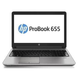HP ProBook 655 G1 15-inch (2013) - A10-5750M - 8GB - SSD 512 GB AZERTY - French