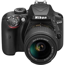 Reflex D3400 - Black + Nikon Nikon AF-P DX Nikkor 18-55 mm f/3.5-5.6G VR