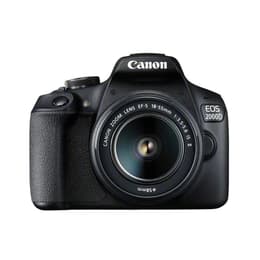 Canon EOS 2000D DSLR Camera with 18-55mm II IS Lens - Black