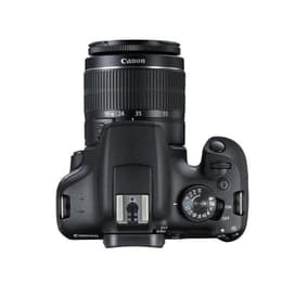 DSLR - Canon EOS 2000D - Black + Canon EF-S 18-55mm f/3.5-5.6 IS II