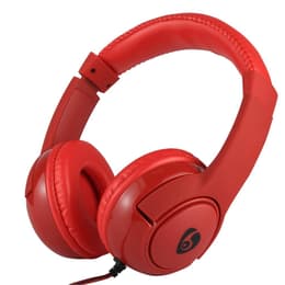 Ovleng X1R wired Headphones with microphone - Red