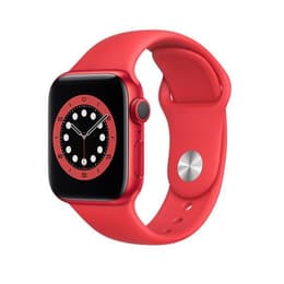 Apple Watch (Series 6) 2020 GPS + Cellular 44 - Aluminium Red - Sport loop Red