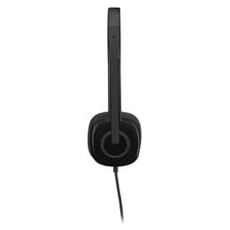 Logitech H151 wired Headphones with microphone - Black
