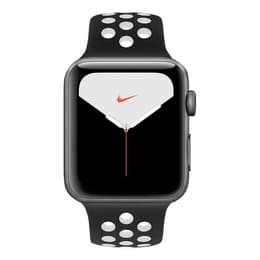 Apple Watch (Series 5) 2019 GPS + Cellular 44 - Aluminium Space Gray - Nike Sport band Black/White