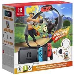 Switch 32GB - Black + Ring Fit Adventure jeux sans boite