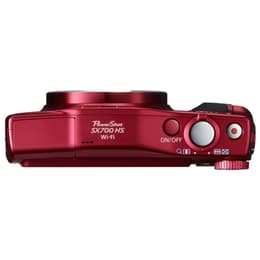 Compact PowerShot SX700 HS - Red + Canon Zoom Lens 30X IS 4.5-135mm f/3.2-6.9 f/3.2-6.9