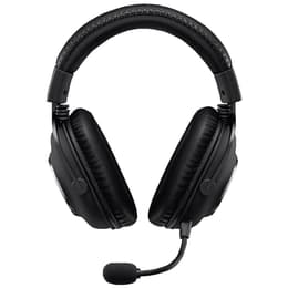 Logitech G PRO X noise-Cancelling gaming wired + wireless Headphones with microphone - Black