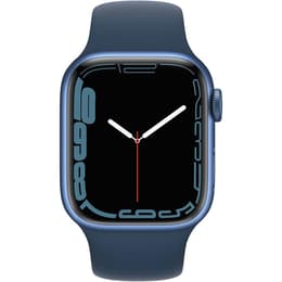 Apple Watch Series 7 (2021) GPS + Cellular 45 mm - Aluminium Blue - Sport band Blue