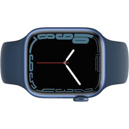 Apple Watch Series 7 (2021) GPS + Cellular 45 mm - Aluminium Blue - Sport band Blue