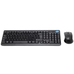 Simpletek Keyboard QWERTY English (UK) Wireless Mouse + Keyboard with Stickers 1000 DPI 2.4G Nano reciever