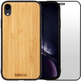 Case iPhone XR and protective screen - Wood - Wood