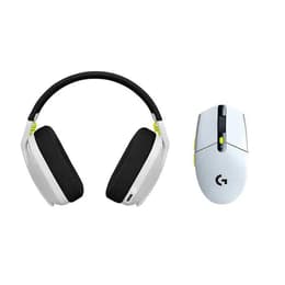 Logitech G305 noise-Cancelling gaming wireless Headphones with microphone - White