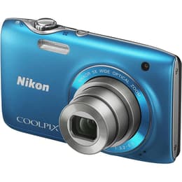 Compact CoolPix S3100 - Blue + Nikon Nikkor 5X Wide Optical Zoom 26-130mm f/3.2-6.5 f/3.2-6.5