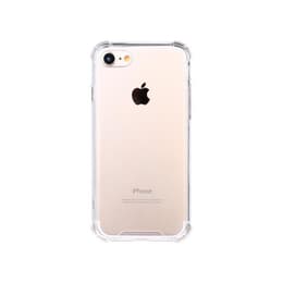 Case iPhone SE (2022/2020)/8/7 and 2 protective screens - Recycled plastic - Transparent