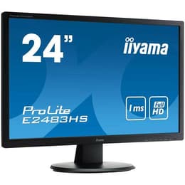 24-inch IIyama ProLite E2483HS 1920 x 1080 LCD Monitor Black