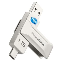 Kingspec MemoStone US1 SSD Pen Drive, 540MB/s Read - 430MB/s Write External hard drive - SSD 1000 GB USB-A / USB-C
