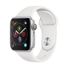 Apple Watch (Series 4) 2018 GPS + Cellular 40 - Aluminium Aluminium - Sport loop White