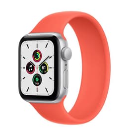Apple Watch (Series SE) 2020 GPS 40 - Aluminium Silver - Sport band Orange