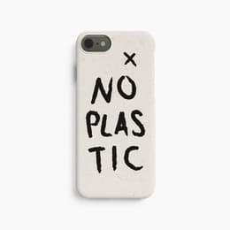Case iPhone 6/7/8/SE - Natural material - White