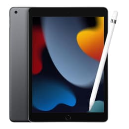 Bundle iPad 10.2 (2021) 9th gen + Apple Pencil - 64GB - Space Gray - Without Sim Port