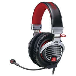 Audio-Technica ATH-PDG1 noise-Cancelling gaming wired Headphones with microphone - Black/Red