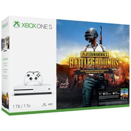 Xbox One S 1000GB - White + Player Unknown's Battlegrounds