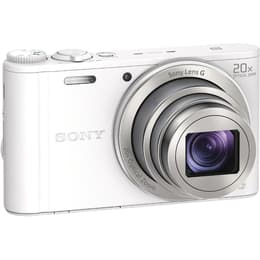 Compact WX-350 - White + Sony 20x Optical zoom Lens G f/3.5-6.5