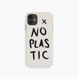 Case iPhone 11 - Natural material - White