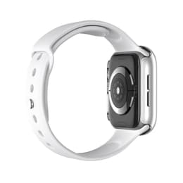 Apple Watch (Series 4) 2018 GPS 44 - Aluminium Silver - Sport band White