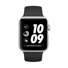 Apple Watch (Series 3) 2017 GPS 42 - Aluminium Silver - Sport loop Black