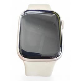 Apple Watch Series 9 (2023) GPS 41 mm - Aluminium Silver - Sport band Starlight